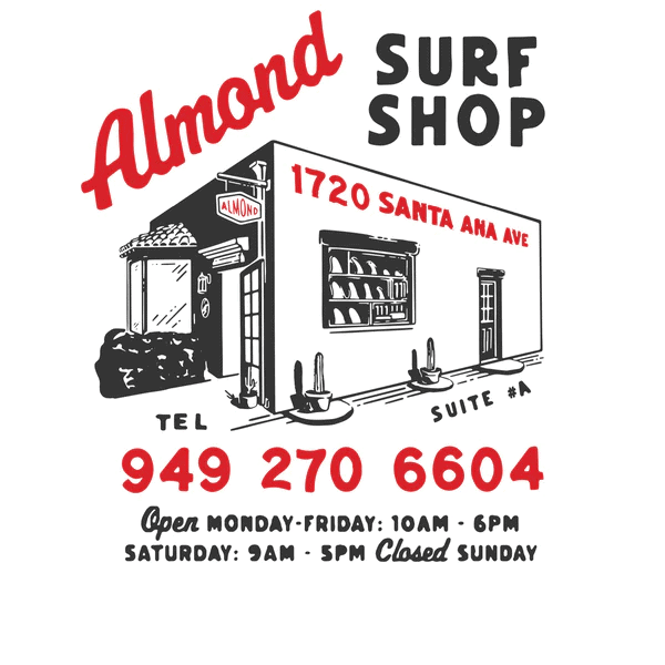 Roam almond surf shop mobile