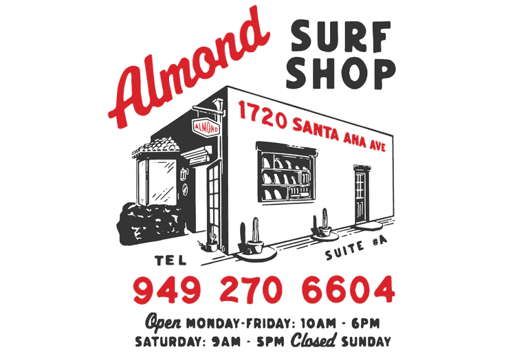 Roam almond surf shop